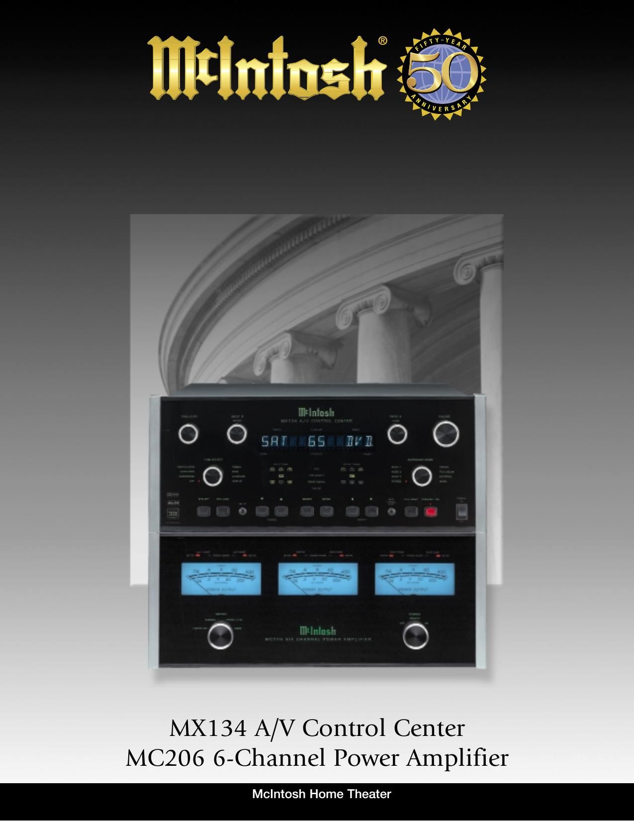 McIntosh MC 206 MX 134 Brochure (1)